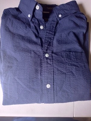 Camisa para hombre Nordstrom calce regular manga corta talla M abotonada con bolsillo Foto 1 de 4