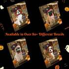 Halloween Trick or Treat Dog Cat Pet Photo Refrigerator Magnet 11.5x17.6 In
