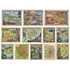 Map Art Print Poster National Park Wall Decor Gift Unframed ~ Free Ship - Picture 1 of 18