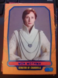 Star Wars 2012 Galactic Files 1 #91 Mon Mothma AZUL Paralelo 222/350 Como Nuevo - Imagen 1 de 1
