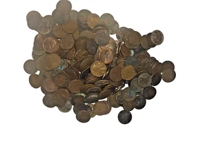 Bag of 500 wheat pennies - POOR - CULLS - PROBLEM COINS - Picture 1 of 3