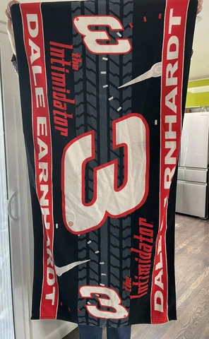 DALE EARNHARDT "THE INTIMIDATOR" #3 -BEACH TOWEL (52”X 27”) Vintage Nascar Cover