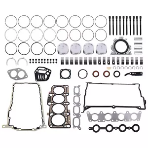 Engine Piston & Gasket Rebuild Kit for Audi A4 A6 TT Volkswagen Bora Passat 1.8T - Picture 1 of 12