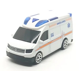 Majorette Volkswagen Crafter Ambulance 938 White / Smoked Window 3" no Package - Picture 1 of 6