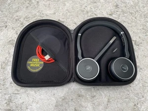 Casque stéréo sans fil Jabra Evolve HSC040W 75 UC dans étui USB plomb Bluetooth - Photo 1/5