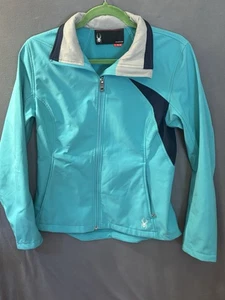 Chaqueta de esquí Spyder para mujer M forrada de lana cremallera completa snowboard abrigo softshell - Imagen 1 de 8