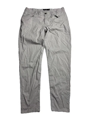 Nordstrom 男式 34x32 灰色 Tech 智能修身裤子旅行高尔夫 Old Money 查看 — 第 1/4 张图片