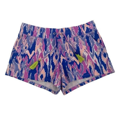 Pantalones Cortos Lilly Pulitzer Yasmin Amatista Demasiados Estampados Borlas Rosa Talla M Foto 1 de 4