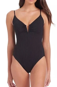 Sanctuary Women's Refresh Rib V-Wire Mio One-Piece Swimsuit XL - Picture 1 of 4