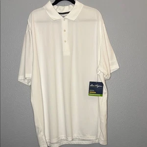 Neu mit Etikett neu Ben Hogan weiß strukturiertes Golf Polo Größe 3X - Bild 1 von 9
