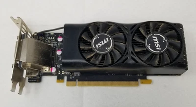 MSI GeForce GTX 1050 Ti Graphics Card 4GB GDDR5 Low Profile Dual Fan HDMI - Image 1 of 4