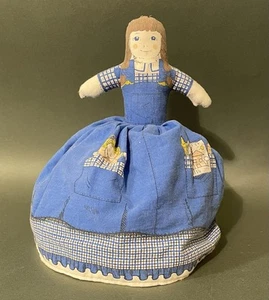 Muñeca reversible Avon 1985 despierta durmiendo doble cara para dormir muñeca vestido azul - Imagen 1 de 12