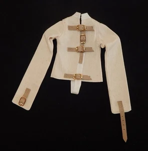 Puppe Zwangsjacke im Maßstab 1:6 ~ männlich ~ Phicen ~ Hot Toys ~ BJD 1:6 hellbraun Leder - Bild 1 von 11