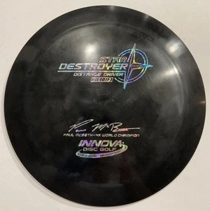 Innova ๐ Star Destroyer - 4X McBeth Penned Collector Black 169g Rare๐ - Picture 1 of 3