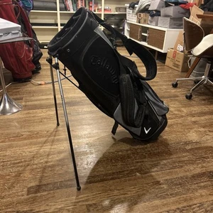 Callaway STS Stand Golf Bag 7 Way w/ Izzo Double Strap & Stand Grey & Black - Picture 1 of 7