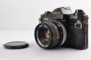 Canon EF Black SLR Camera w/FD 50mm f1.8 S.C. SC [Exc+3](267201) Japan / 1440I#4 - Picture 1 of 19