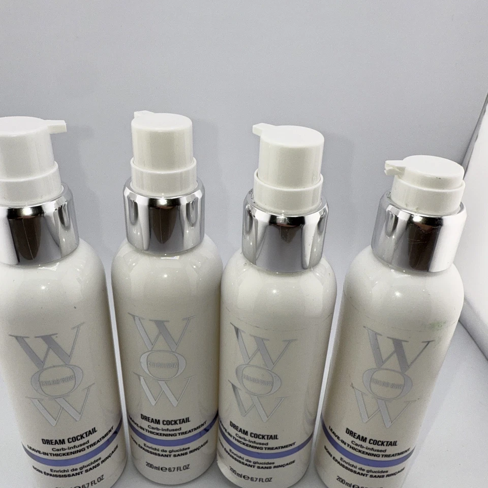 Lot Of 4 COLOR WOW Dream Cocktail Carb Infused Leave-In Thickening 6.7oz - Image 1 of 1
