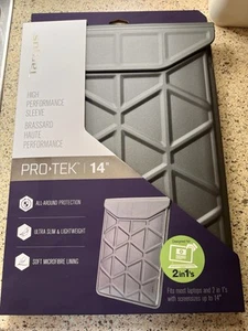 Targus TSS93511EU Pro-Tek Durable 14" Laptop / Tablet Protective Sleeve NEW - Photo 1/2