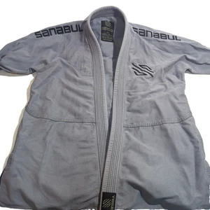 Sanabul Essential BJJ Gi Top Grau Größe A4 Brazilian Jiu Jitsu MMA Kimono - Bild 1 von 11