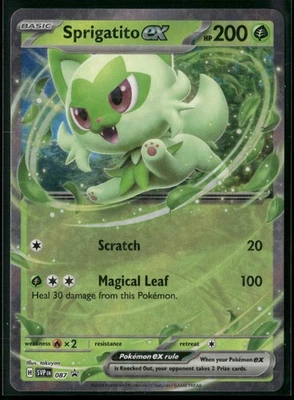 SV: Scarlet & Violet Promo Cards #087 Sprigatito ex - Image 1 of 2