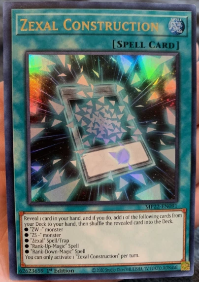 Yugioh! - Zexal Construction - MP22-EN091 - Ultra Rare - 1st Ed - NM/M - Image 1 of 1