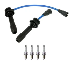 NGK 7mm Wire Set 4 Platinum Spark Plug Kit For Kia Sportage 2.0 L4 FED 1995-2002 - Picture 1 of 1