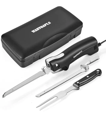 Cuchillo Eléctrico - Juego de Cuchillos para Tallar, Mango Ergonómico Negro Cuchillos Eléctricos Cu... Foto 1 de 4