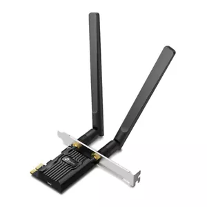 TP-Link AX1800 Wi-Fi 6 Bluetooth 5.2 PCIe Adapter Windows 10 11 x64 Kabellos PCI - Bild 1 von 2