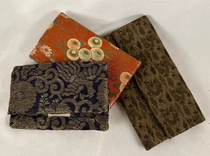 Antiker japanischer Kimono Obi Handtasche Beutel  - Bild 1 von 9