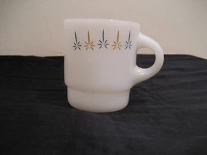 ANCHOR HOCKING FIRE KING, Kaffeetasse Vintage Retro 70er Jahre - Bild 1 von 5
