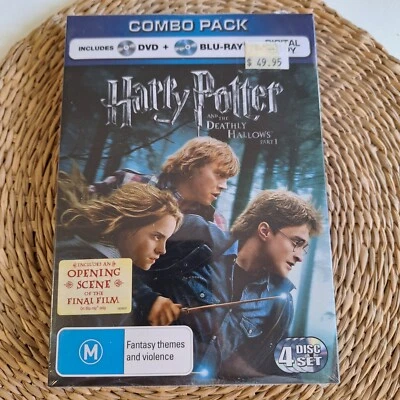 NEW Harry Potter And The Deathly Hallows Part 1 Blu-ray DVD Digital Copy Sealed - Image 1 of 4