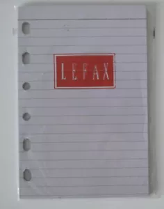 Lefax linierter Planer Nachfüllseiten 4 oder 6 Ringe 3 1/4 x 4 3/4 violett - Bild 1 von 1