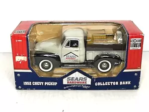 Sears Hardware Diecast Metal Bank 1952 Chevy Pickup Truck #94860 LE - Nuovo con scatola - Foto 1 di 13