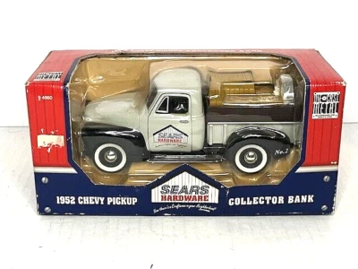 Sears Hardware Diecast Metal Bank 1952 Chevy Pickup Truck #94860 LE - NIB - Image 1 of 4