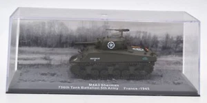 DIE CAST 1/72 TANK " M4A3 SHERMAN 756TH TANK BATTALION 5TH ARMY - FRANCE  1945 " - Imagen 1 de 1