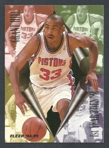 1994-95 Fleer #1 - Grant Hill 1. Jahr Phenom Detroit Kolben - Bild 1 von 2