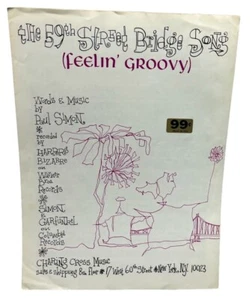 The 59th Street Bridge Song Feelin Groovy Noten Vintage Paul Simon 1966 - Bild 1 von 4