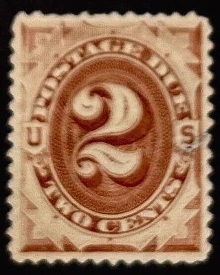 US #J2 2c POSTAGE DUE MNG cv $200 - Image 1 of 2