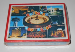 Vintage Fabulous Las Vegas Playing Cards Plastic Coated - Brand New Sealed - Picture 1 of 7