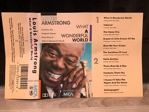 Louis Armstrong, What a wonderful world, MCA, MC - Bild 1 von 3