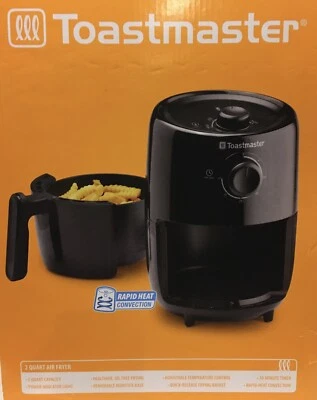 Toastmaster 2 Quart Air Fryer Rapid Heat Convection New In Box - Image 1 of 2
