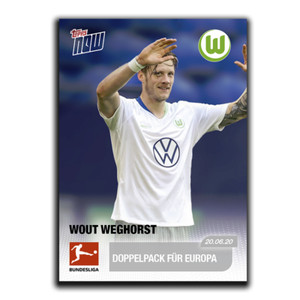 Topps NOW Bundesliga 2019-20 - Card 138 - Wout Weghorst - VfL Wolfsburg