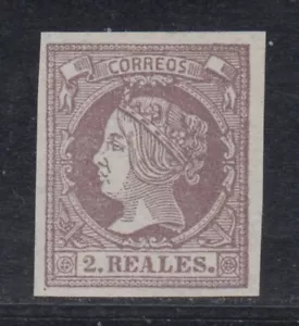 SPANIEN SPANIEN SPANIEN SPANIEN (1860) NEUWERTIG KEINE GUMMIFÄLSCHUNG - EDIFIL 56 (2 r) SET 2 - Bild 1 von 1