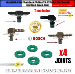 4 JOINT TORIQUE RETOUR INJECTEUR FUITE OFF GASOIL ✅BOSCH 1.4 1.6 HDI 1.5 1.9 DCI - Imagen 1 de 7