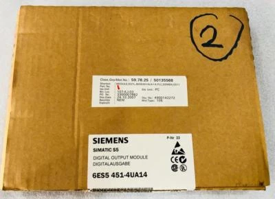 SIEMENS SIMATIC S5 6ES5451-4UA14 DIGITAL-OUTPUT  MODULE 451-4 - Image 1 of 3