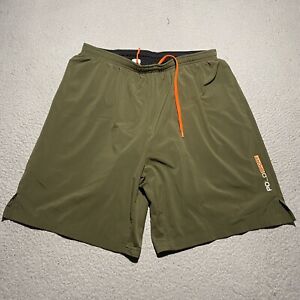 Polo Sport Shorts Mens Large Green Athletic Gym Outdoors Ralph Lauren Drawstring