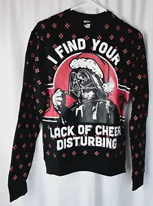 Star Wars Unisex M Darth Vader I Find Your Mangel of Cheer Disturbing Sweatshirt - Bild 1 von 10