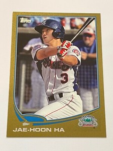 2013 Topps Pro Debut Baseball Gold #/50 - Jae-Hoon Ha - Chicago Cubs