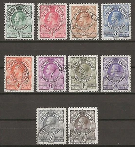 SWAZILANDIA 1933 SG 11/20 USADO - Imagen 1 de 1