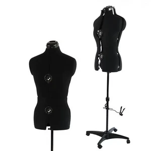 PDM WORLDWIDE Black Dress Form Adjustable Mannequin for Sewing Female Size 6-... - Picture 1 of 7
